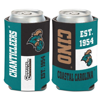 Koozie: Coastal Carolina Chanticleers Colorblock 12oz Can Cooler