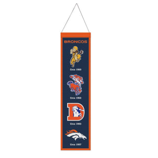 Banner: Denver Broncos 8"x32"