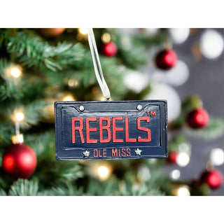 Ornament: Ole Miss Rebels - License Plate