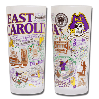 Drinking Glass: East Carolina Pirates