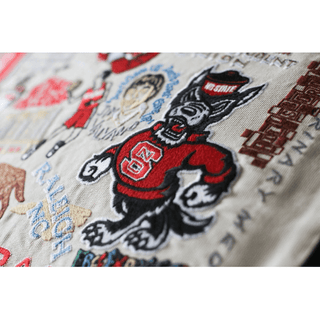 Pillow: NC State Wolfpack - Embroidered