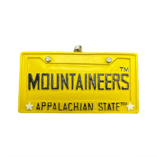 Ornament: App State Mountaineers - License Plate