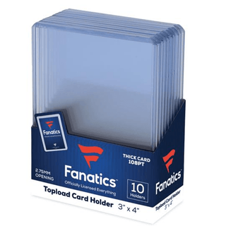 Top Loader: 108pt - 10 count - Fanatics