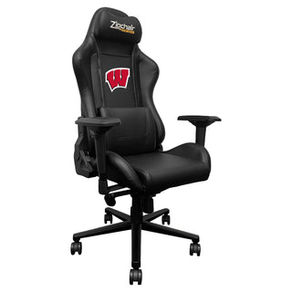 Xpression Pro Gaming Chair with University of Wisconsin Badgers Logo