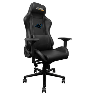 Xpression Pro Gaming Chair with Carolina Panthers Primary Logo