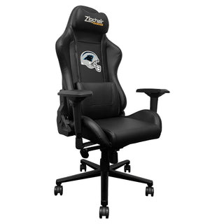 Xpression Pro Gaming Chair with Carolina Panthers Helmet Logo