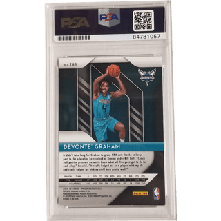 Devonte Graham: 2018 Panini Prizm PSA/DNA Certified Autograph #288