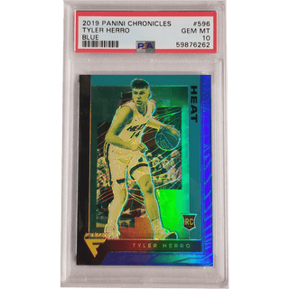 Tyler Herro: 2019 Panini Chronicles Blue #596 PSA 10