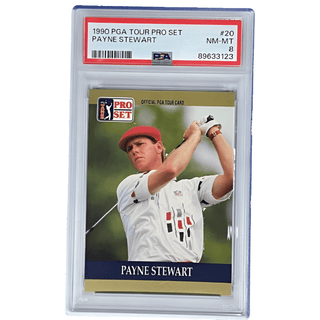 Payne Stewart 1990 PGA Tour Pro Set #20 PSA 8