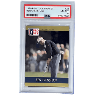 Ben Crenshaw 1990 Tour Pro Set #73 PSA 8