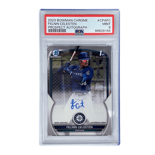 Felnin Celestin 2023 Bowman Chrome Prospect Autograph #CPAFC PSA 9