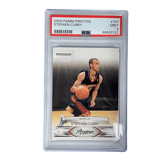 Stephen Curry 2009 Panini Prestige #157 PSA 9