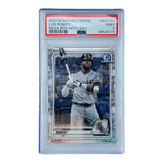 Luis Robert 2020 Bowman Chrome Mega Box-With Bat #BCP150 PSA 9