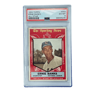 Ernie Banks 1959 Topps All Star #559 PSA 6