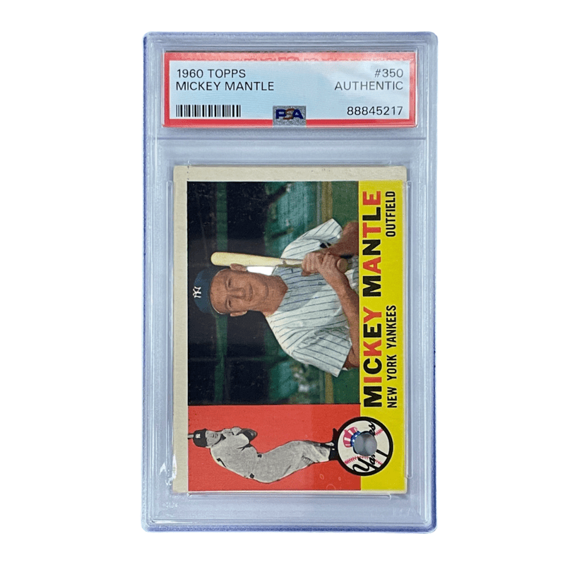 1960 Topps Mickey Mantle selling