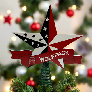 Christmas Tree Topper: NC State Wolfpack