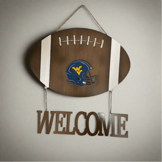 Sign: West Virginia Mountaineers Welcome sign