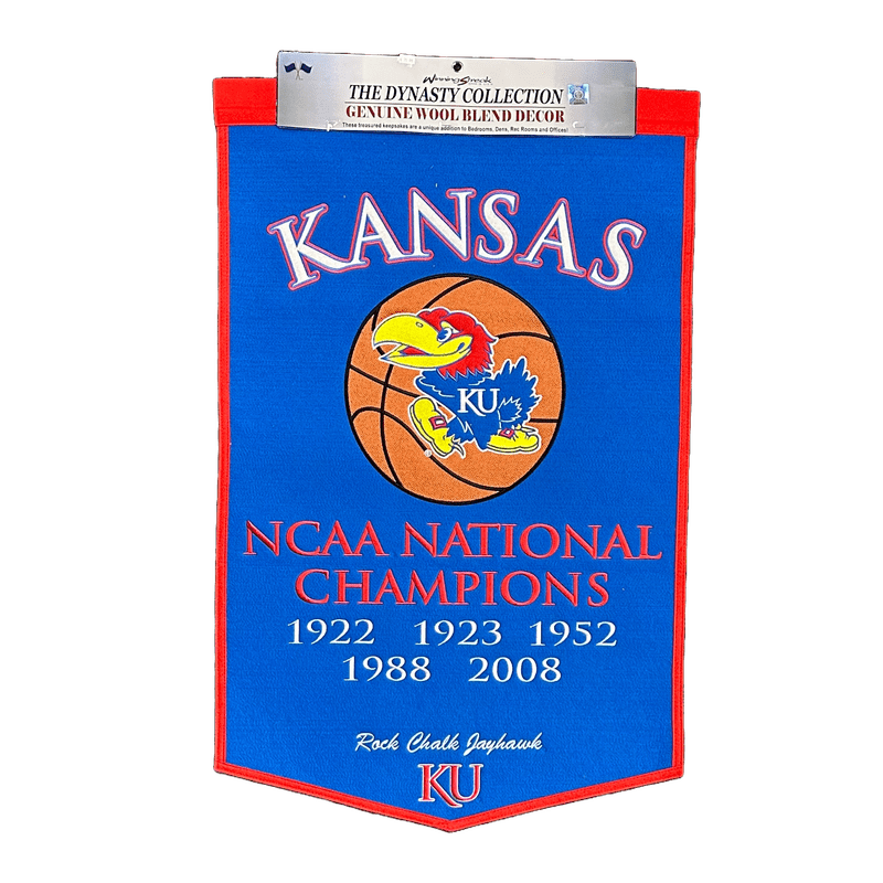 Banner: Kansas- NCAA National Champions Dynasty – CARDIACS Sports ...