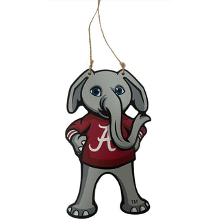 Mascot: Alabama 10 inch Wooden Ornament