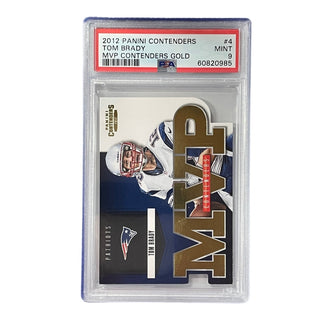 Tom Brady 2012 Panini Contenders MVP Contenders #4 PSA 9