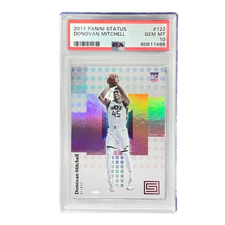 Donovan Mitchell 2017 Panini Status #122 PSA 10