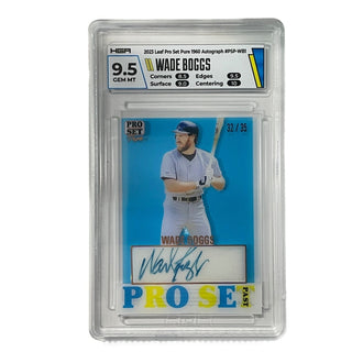 Wade Boggs 2023 Leaf Pro Set 1960 Autograph #PSP-WB1 HGA 9.5