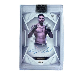 Eryk Anders 2020 Topps UFC Striking Signatures Autograph #STS-EA