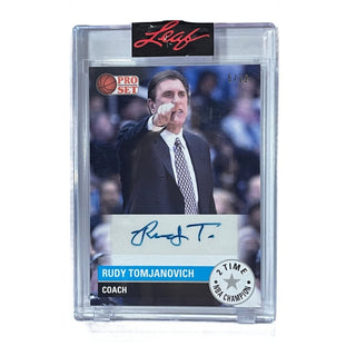 Rudy Tomjanovich Leaf Pro Set Basketball Autograph #PSB-RT1