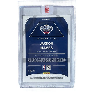 Jaxson Hayes 2019-20 Donruss Optic Signature Series Auto #SS-JXH