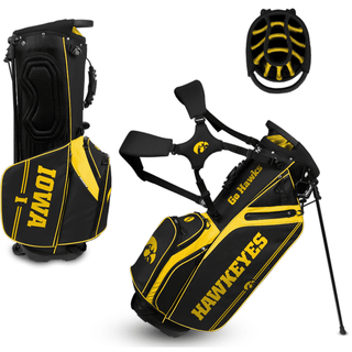 Golf Bag: Iowa Hawkeyes - Caddie Carry Hybrid