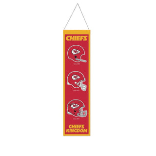 Banner: Kansas City Chiefs 8"x32"