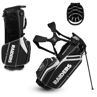 Golf Bag: LasVegas Raiders - Caddie Carry Hybrid