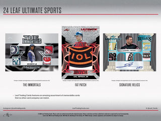 2024 Leaf Ultimate Sports Box