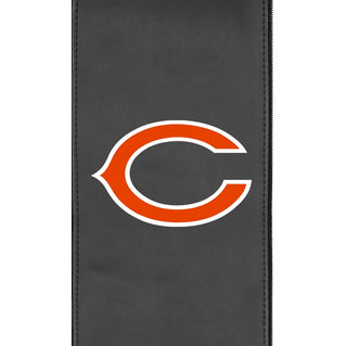 Silver Club Chair with Chicago Bears Primary Logo