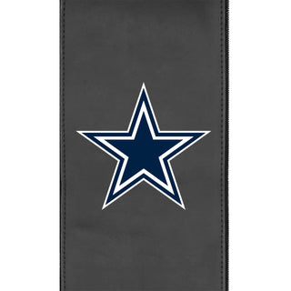 Silver Club Chair with Dallas Cowboys Primary Logo