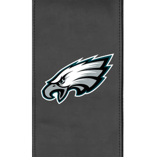 Silver Sofa with Philadelphia Eagles Primary Logo