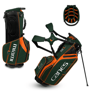 Golf Bag: Miami Hurricanes - Caddie Carry Hybrid