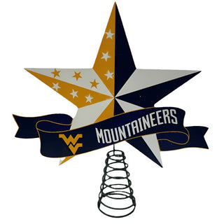 Christmas Tree Topper: West Virgina Mountaineers