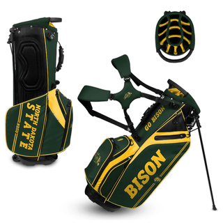 Golf Bag: North Dakota State Bison - Caddie Carry Hybrid