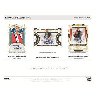 2024 Panini National Treasures WWE Hobby Box PRE-SALE