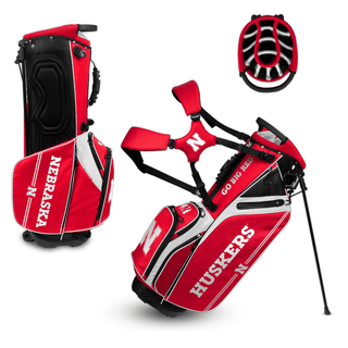 Golf Bag: Nebraska Cornhuskers - Caddie Carry Hybrid