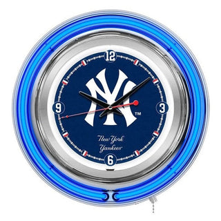 Clock: New York Yankees - Neon