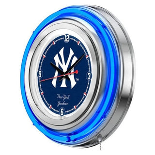 Clock: New York Yankees - Neon