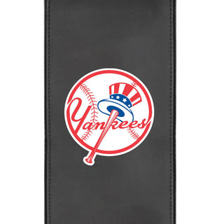 Silver Club Chair with New York Yankees Secondary Logo