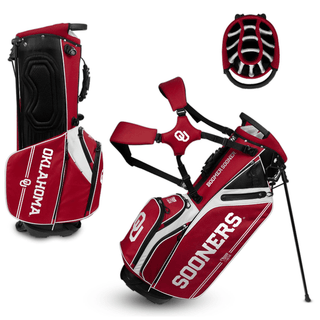Golf Bag: Oklahoma Sooners - Caddie Carry Hybrid