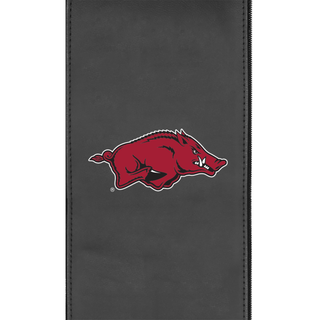 Silver Club Chair with Arkansas Razorbacks Logo