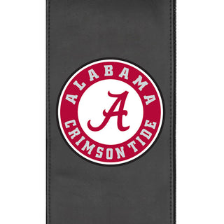 Silver Sofa with Alabama Crimson Tide Logo