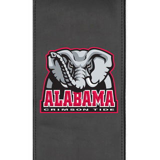 Silver Club Chair with Alabama Crimson Tide Bama Logo