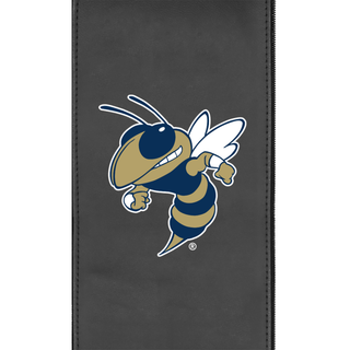 Silver Sofa with Georgia Tech Yellow Jackets Alternate Buzz Logo