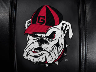 Georgia Pinstripe Bulldog Logo Panel